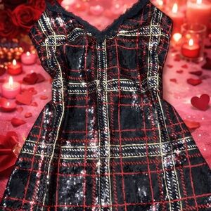 Victoria’s Secret Tartan Short Slip Dress-Size Small